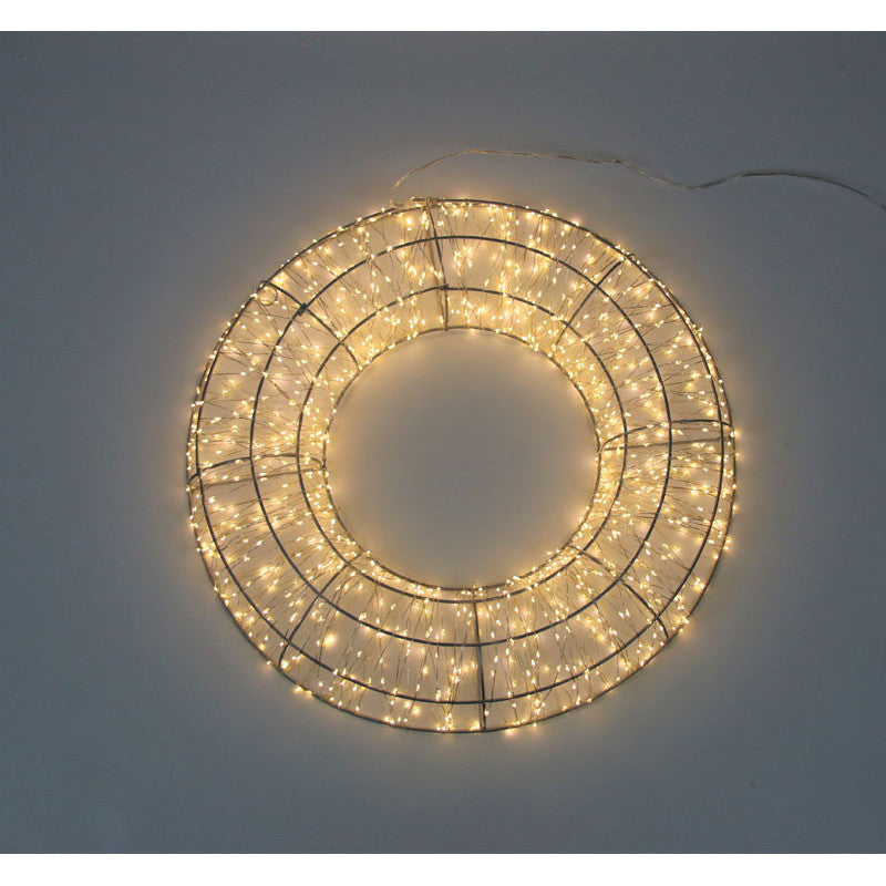 LED KRANZ WARM WEIß