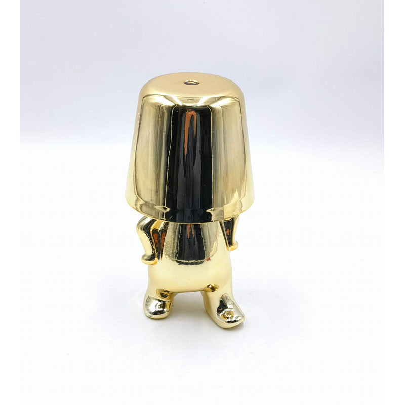 LED-TISCHLAMPE STEHEND GOLD