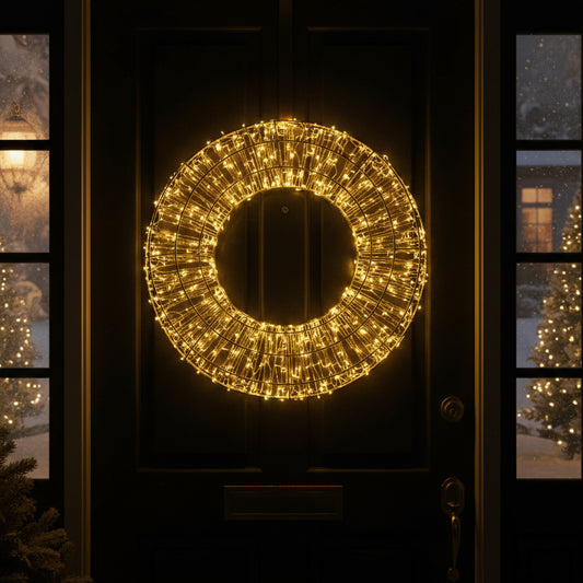 LED KRANZ WARM WEIß