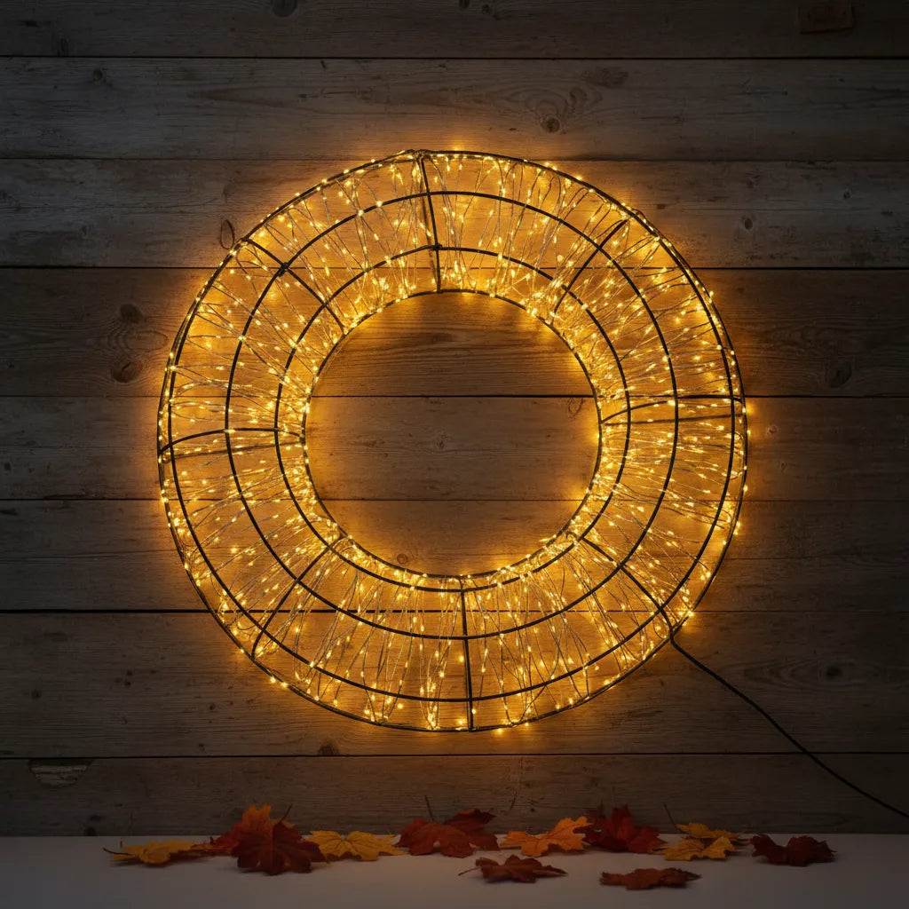 LED KRANZ WARM WEIß