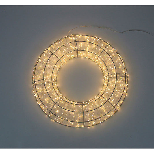 LED KRANZ WARM WEIß