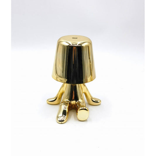 LED-TISCHLAMPE SITZEND GOLD