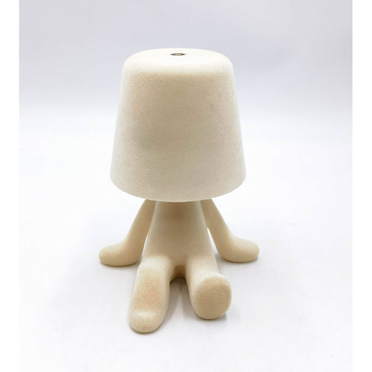 LED-TISCHLAMPE SITZEND WEISS 10X18…